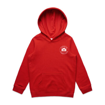 DTF Friends on powder days kids hoodie Thumbnail